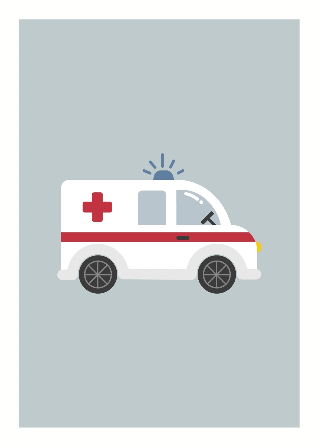 Esikatselu tuotteesta Julisteet: Ambulanssi