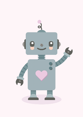 Esikatselu tuotteesta Julisteet: Robotti seisova sydän