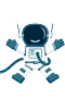 Sininen astronautti