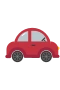 Punainen auto