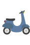 Sininen skootteri