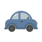 Sininen auto